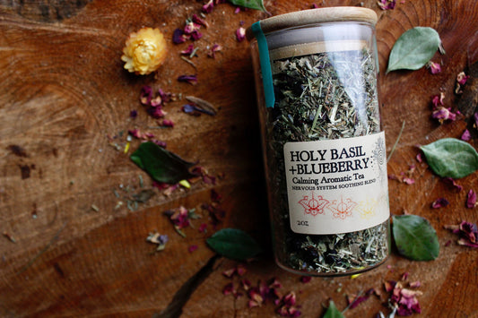 Holy Basil & Blueberry Calming Aromatic Tea