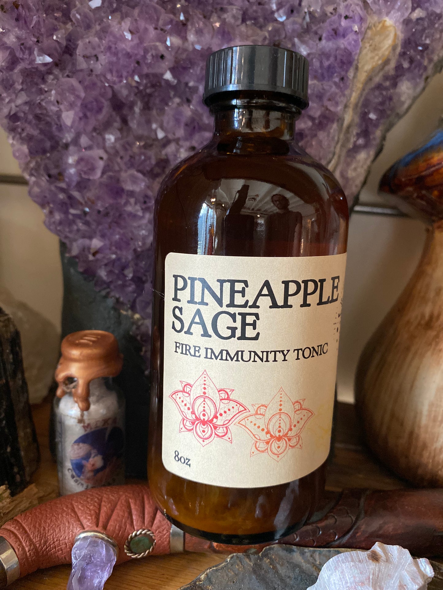 Pineapple Sage Fire Immunity Tonic
